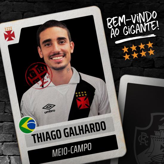 Thiago Galhardo foi confirmado como reforço do Vasco 