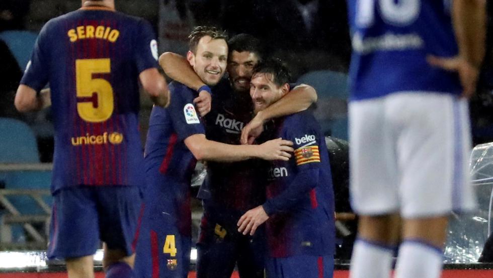 ESPANHOL: Paulinho marca, Suárez brilha e Barcelona vence Real Sociedad de virada