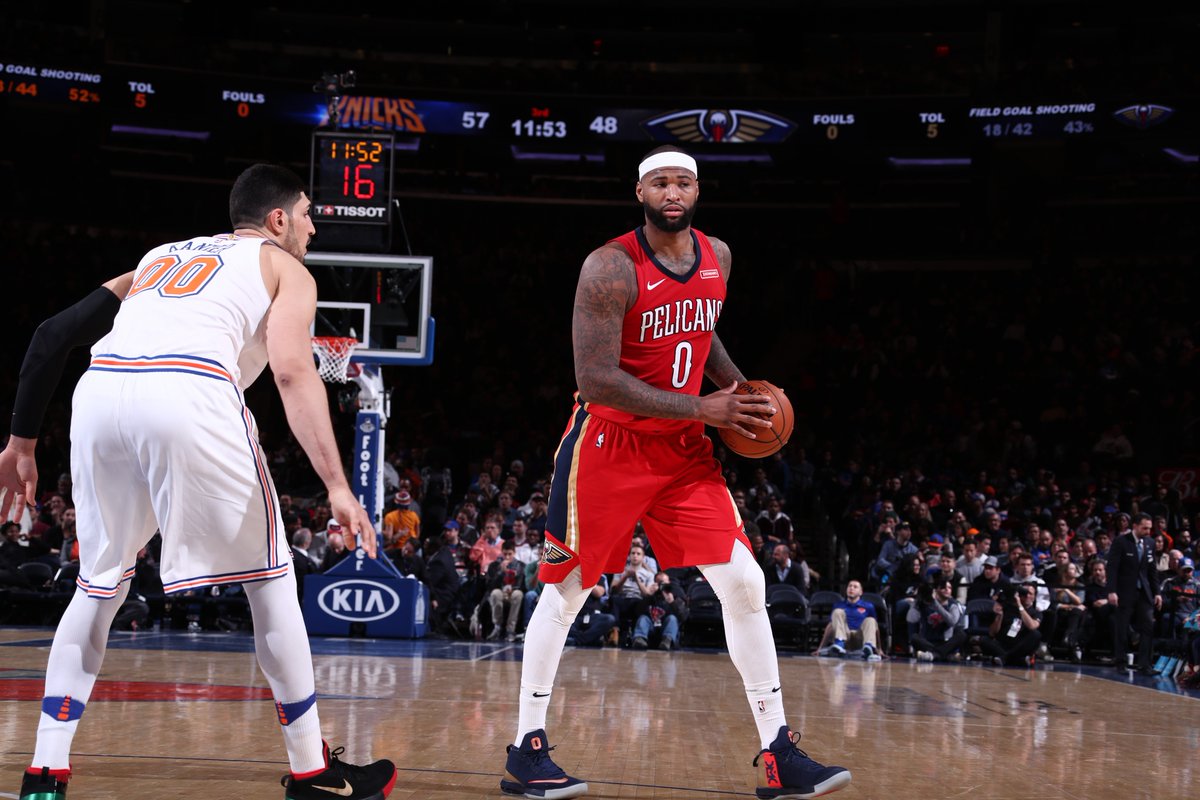 NBA: Anthony Davis arrasa e Pelicans bate Knicks fora de casa