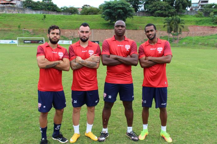 Heitor Leite, Thiago Silvy, Gilcimar e Patric já treinam com elenco do técnico Luciano Quadros (Foto: Thiago Bassan / Osasco Audax)