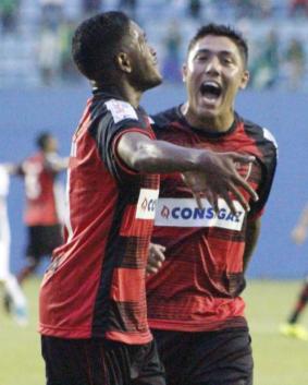 Oeste comemora gol em cima do Guarani. Foto: Flávio Costa