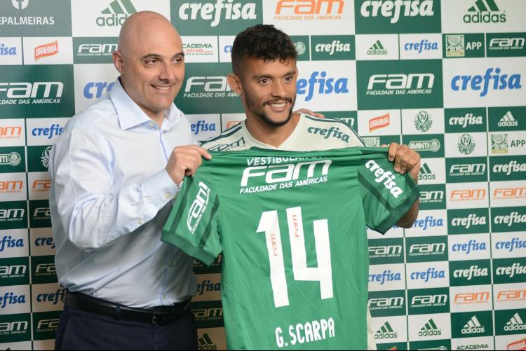 Gustavo Scarpa vai usar a camisa 14 no Palmeiras (Foto: Antônio Cícero / Estadão)