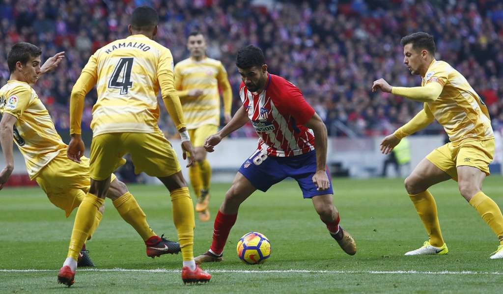 Atlético de Madrid empata com Girona e pode perder vice-liderança