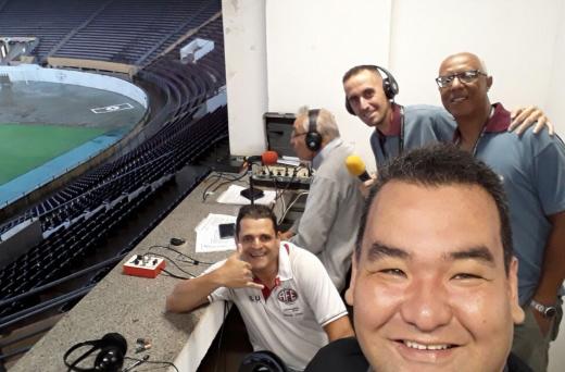 Campeões da Bola transmitiram em cadeia com a Rádio Futebol Interior