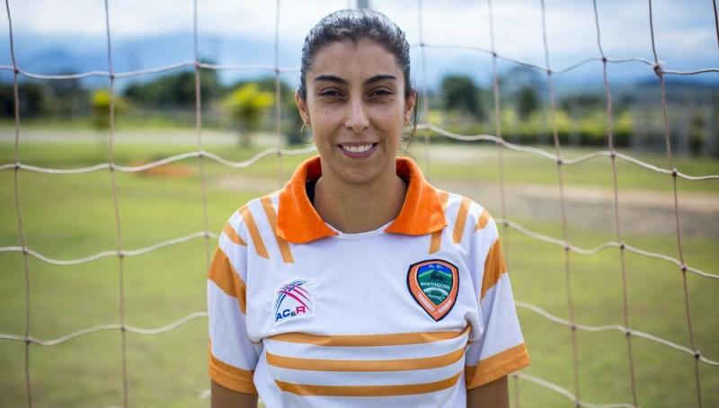 Nilmara Alves comanda o Manthiqueira na Série A3 (Foto: Portal Terra Roxa) Nilmara Alves comanda o Manthiqueira na Série A3 (Foto: Portal Terra Roxa)