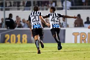 Paulistão: Aos 17 anos, Rodrygo festeja primeiro gol pelo Santos: 'Sonhando acordado'