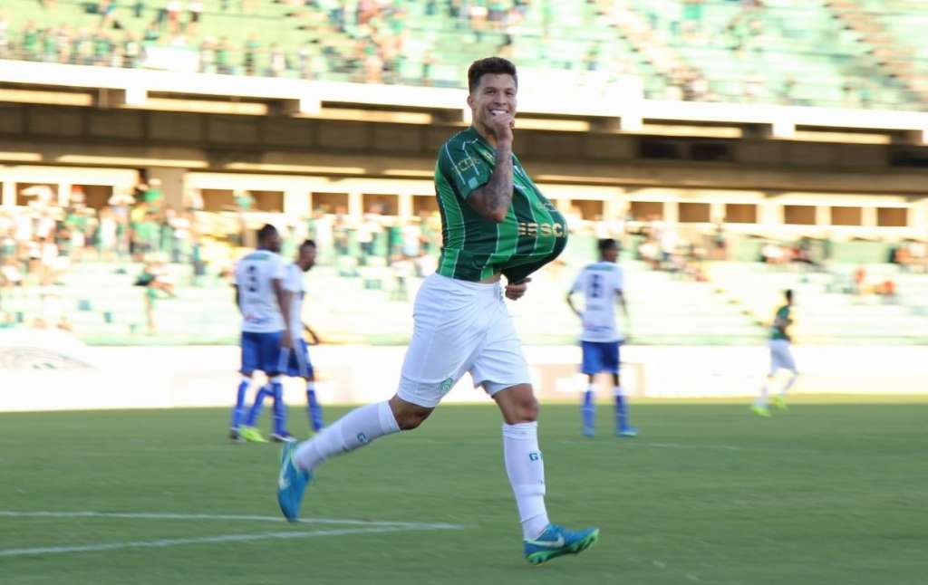 O meia Bruno Nazário marcou o segundo gol e foi um dos destaques do Guarani contra o Água Santa (Foto: Rafael Fernandes/Guarani Press)