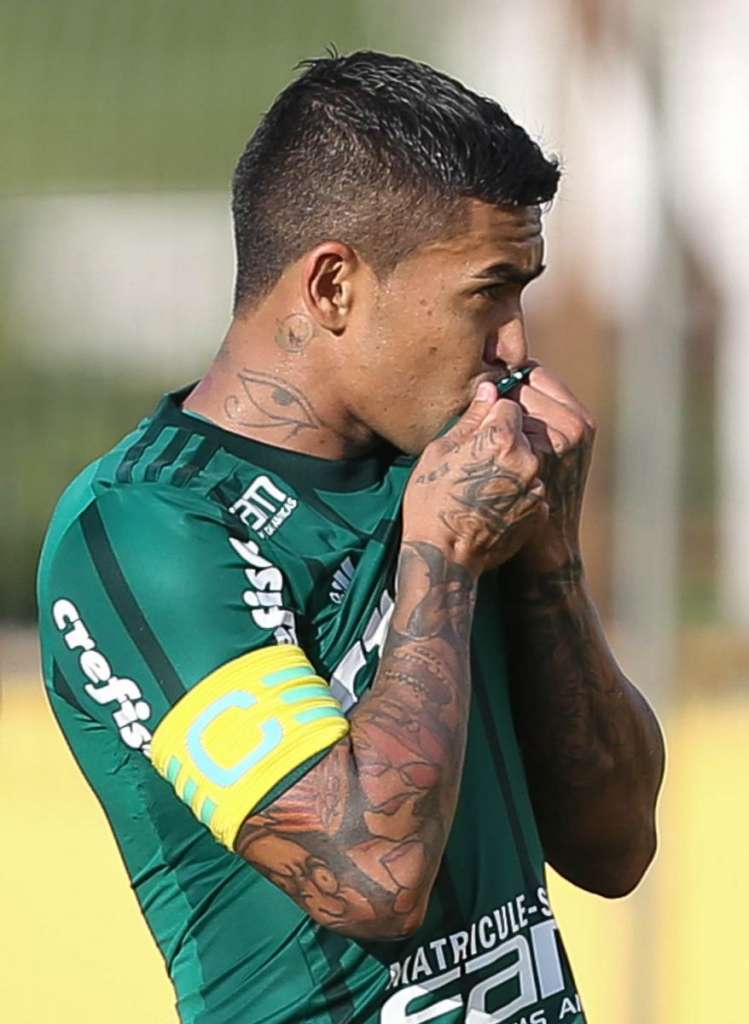 Com 42 gols, o atacante Dudu é o segundo maior artilheiro do Palmeiras no século