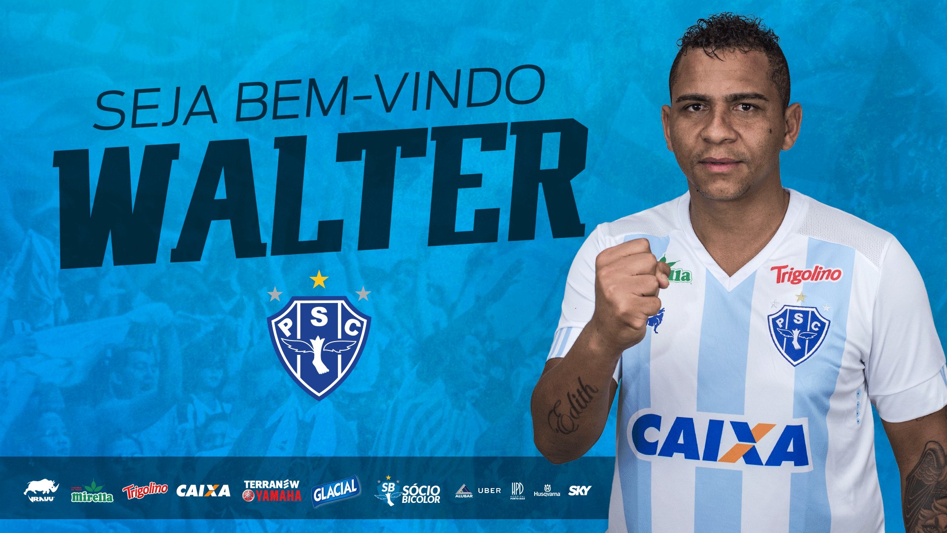 Com fome de gols, ex-atacante de Goiás e Atlético-PR é apresentado no Paysandu