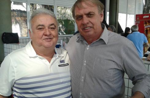 Paulo Garcia (à esquerda) pode se unir a Osmar Stábile, vice de Citadini