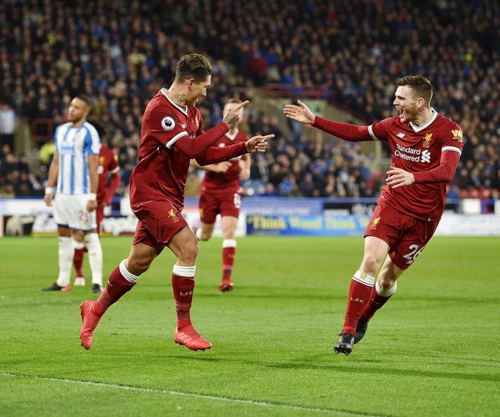  Liverpool bate o Huddersfield e Arsenal cai para o Swansea no Inglês