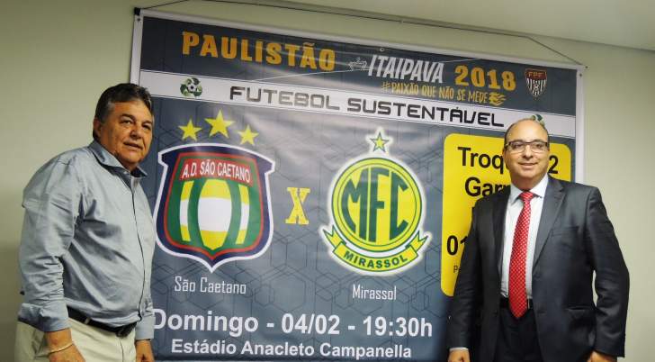 Paulistão: Edivaldo Ferraz fala do Futebol Sustentável em confronto do São Caetano