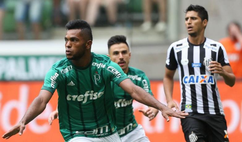 Borja marcou o gol da vitória do Palmeiras (Foto: César Greco / Palmeiras)