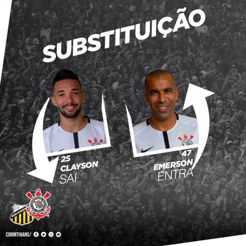 Emerson Sheik entrou aos 20 minutos do segundo tempo 