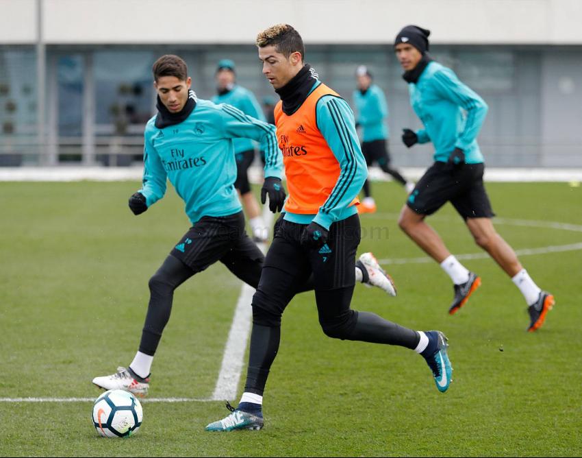 Último treino do Real Madrid antes de partida contra Real Sociedad (Foto: Real Madrid)