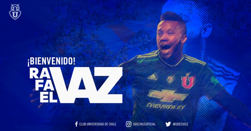 Universidad de Chile chega a acordo com o Flamengo e contrata Rafael Vaz