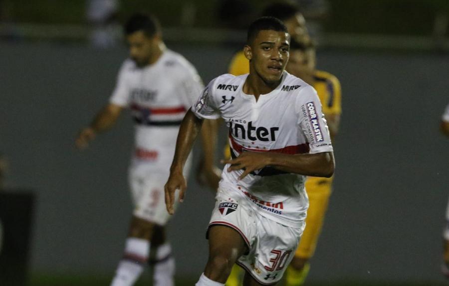 Na 1ª fase, o São Paulo eliminou o Madureira (Foto: Rubens Chiri / SPFC)