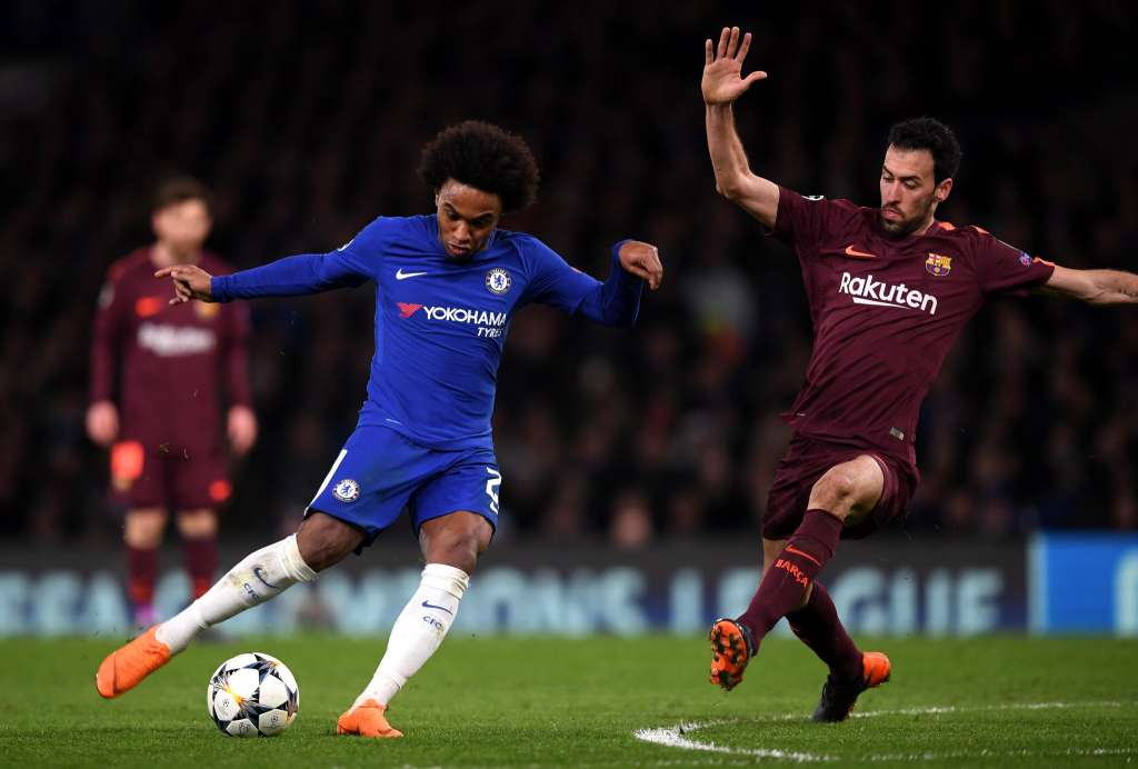 William foi o destaque do duelo desta terça-feira. (Foto: Divulgação / Chelsea)