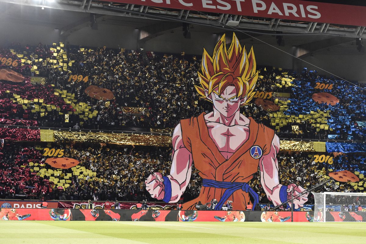 Goku, de Dragon Ball, invade jogo entre PSG e Olympique, entenda!