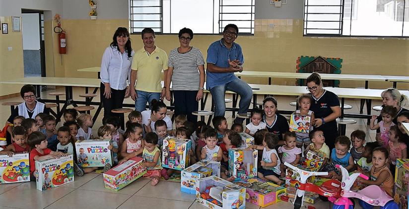 Doação feita pelo Grêmio Novorizontino (Foto: Thomaz Jannuzzi / Grêmio Novorizontino)