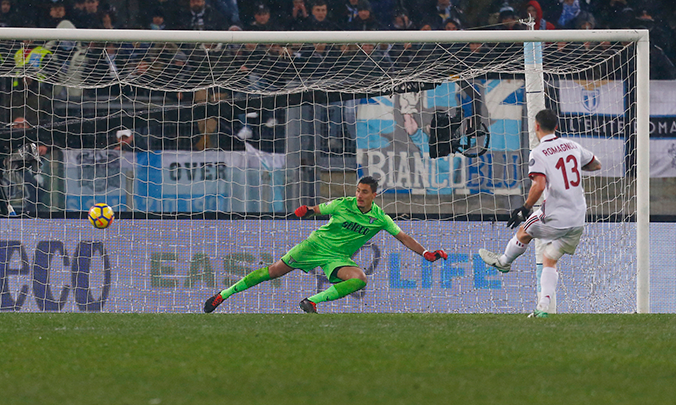 COPA DA ITÁLIA: Brasileiros erram, Milan bate Lazio nos pênaltis e vai à final