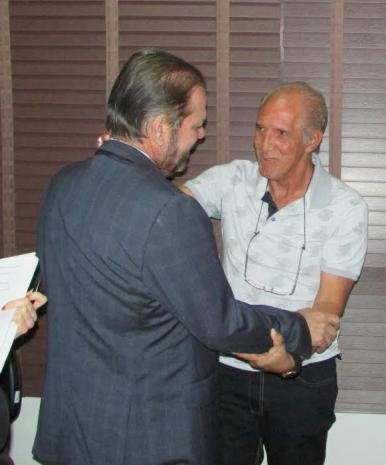 Carlos Roberto Carvalho Souza elogia gestão de Reinaldo Carneiro (Foto: Muller Merlotto Silva) 