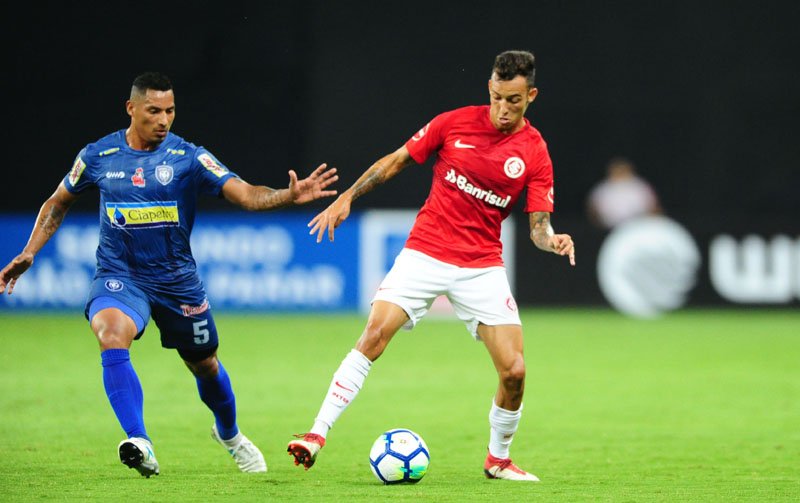 Iago marcou um dos gols da vitória do Colorado (Foto: Ricardo Duarte / Internacional)