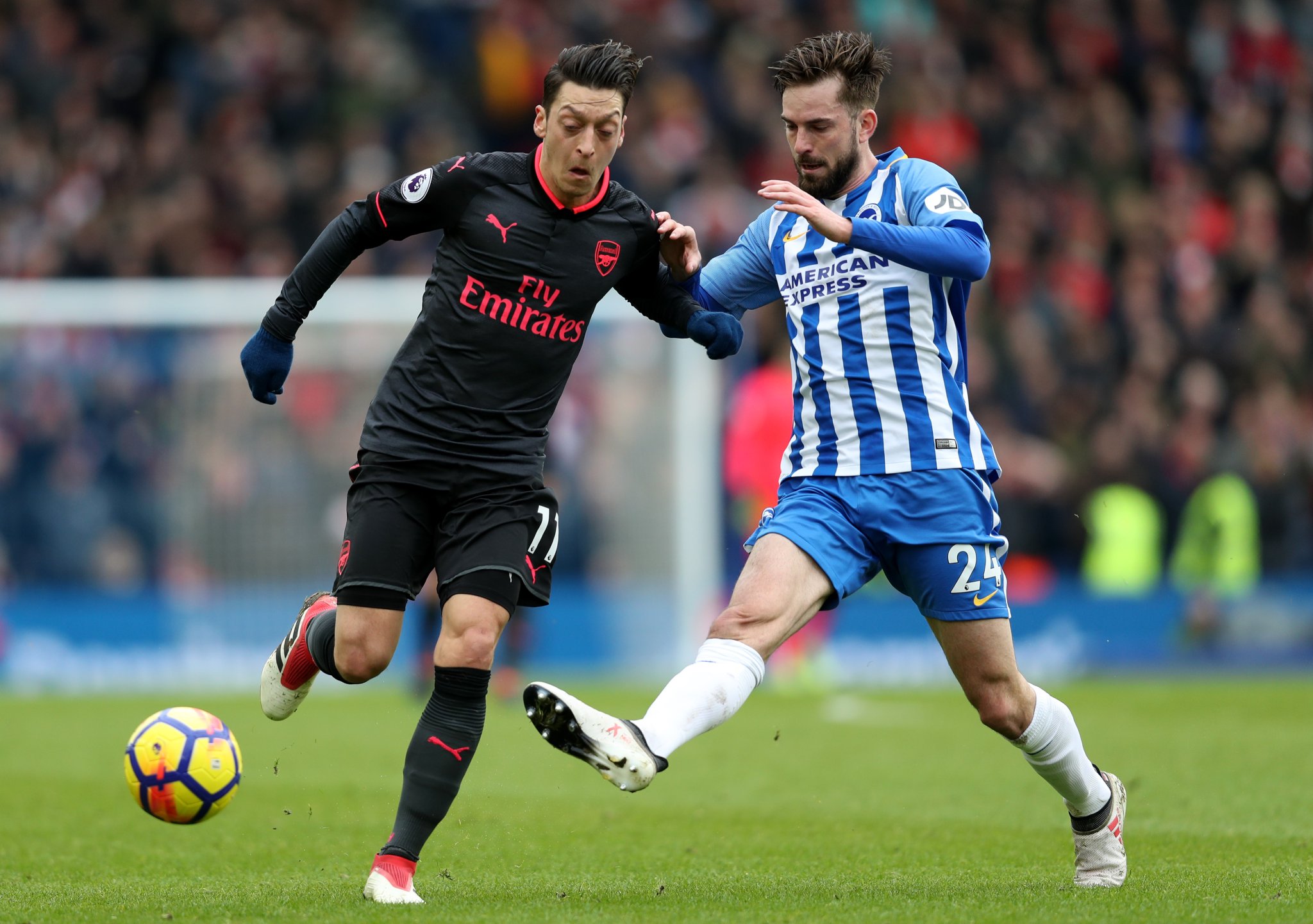 INGLÊS: Arsenal amplia crise e perde para o Brighton & Hove Albion