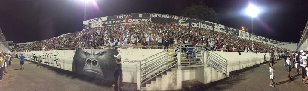 Torcida compareceu em bom número para tentar apoiar a Ponte Preta