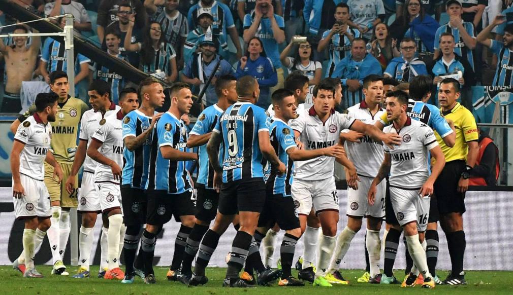 Em 2017, o Lanús foi vice-campeão da Libertadores (Foto: Nelson Almeida / AFP)