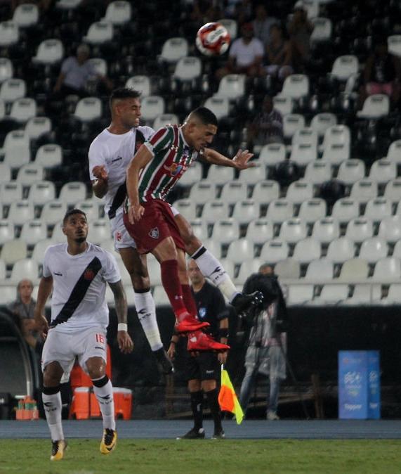 Werley durante jogo contra o Fluminense (Foto: Paulo Fernandes/Vasco.com.br)