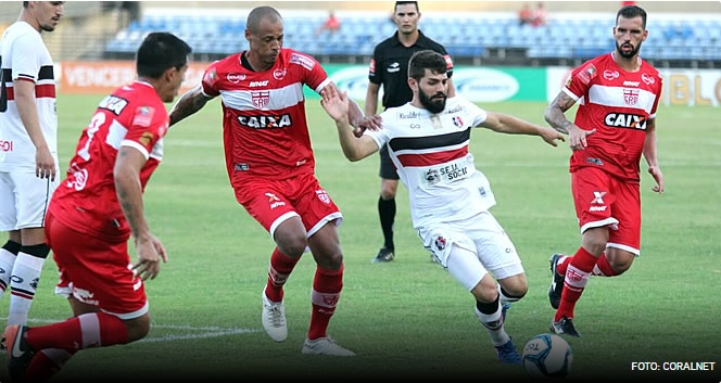 CRB 1 x 1 Santa Cruz – Mistão se segura em festival de cartões e reclamações