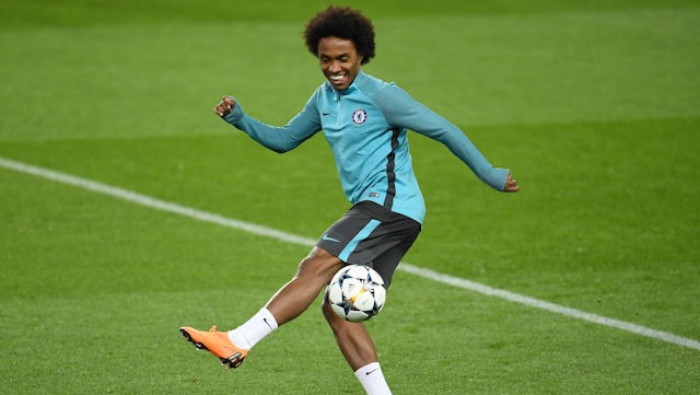 Liga dos Campeões: Willian espera ajudar Chelsea à conquitar vaga contra o Barcelona