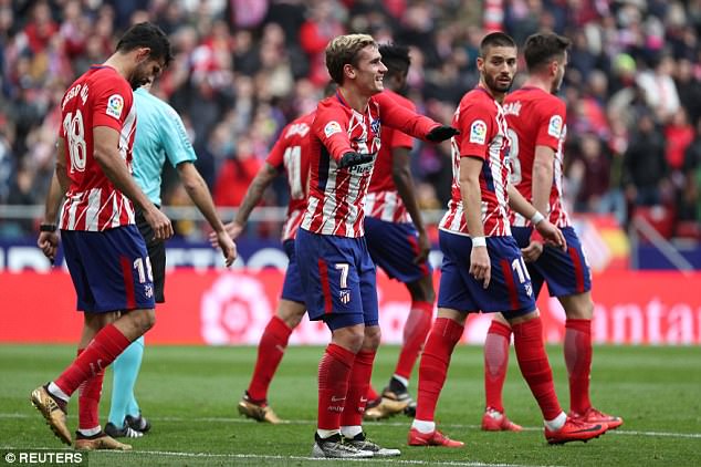 Atlético de Madrid duela contra o Sporting