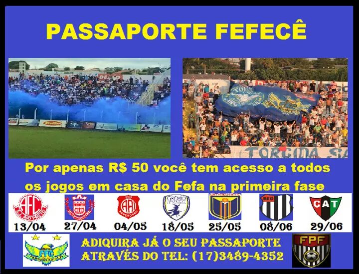 Segundona Sub 23: Fernandópolis faz passaporte para torcedor assistirem jogos em casa