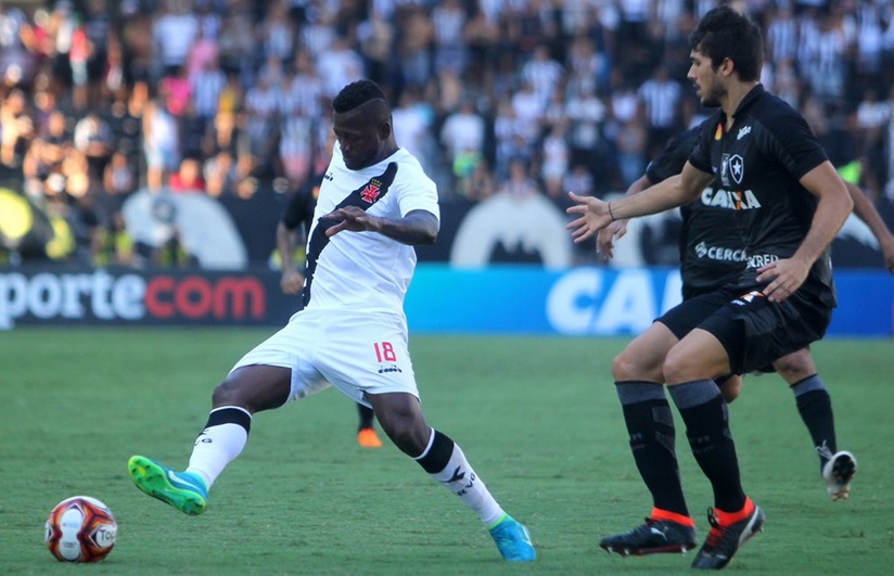 Botafogo e Vasco fizeram um clássico disputado na tarde deste domingo, no Nilton Santos