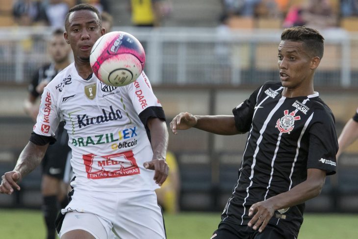 Ítalo (Bragantino) e Pedrinho (Corinthians) foram o trio de ataque ao lado do palmeirense Keno