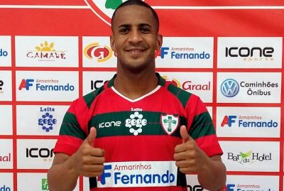 Pereira foi o destaque da Lusa no jogo da permanência. (Foto: Divulgação / Portuguesa)