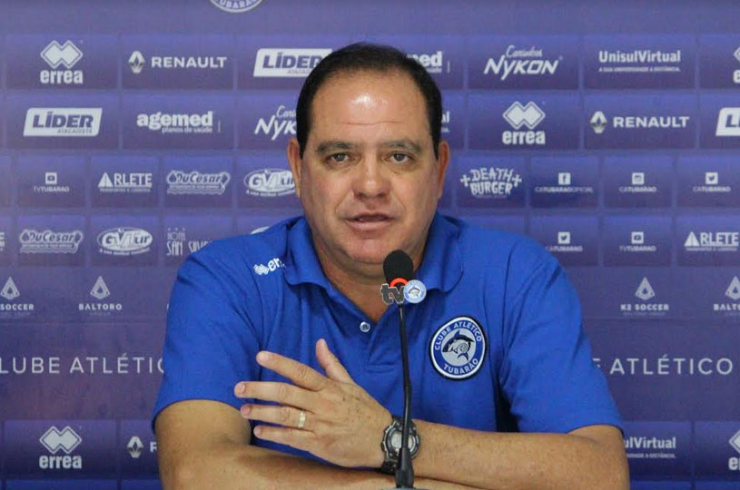 Catarinense: Waguinho Dias quer colocar Tubarão na Copa do Brasil 2019