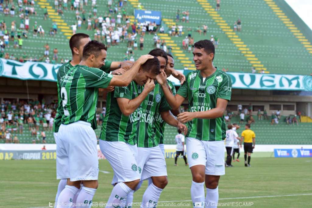 Fumagalli se emocionou ao marcar o gol bugrino. (Foto: Letícia Martins/GuaraniPress)