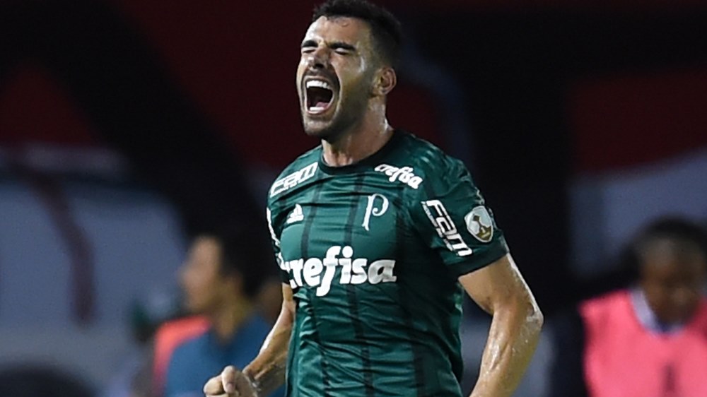 Bruno Henrique fez o único gol do Palmeiras durante os 90 minutos