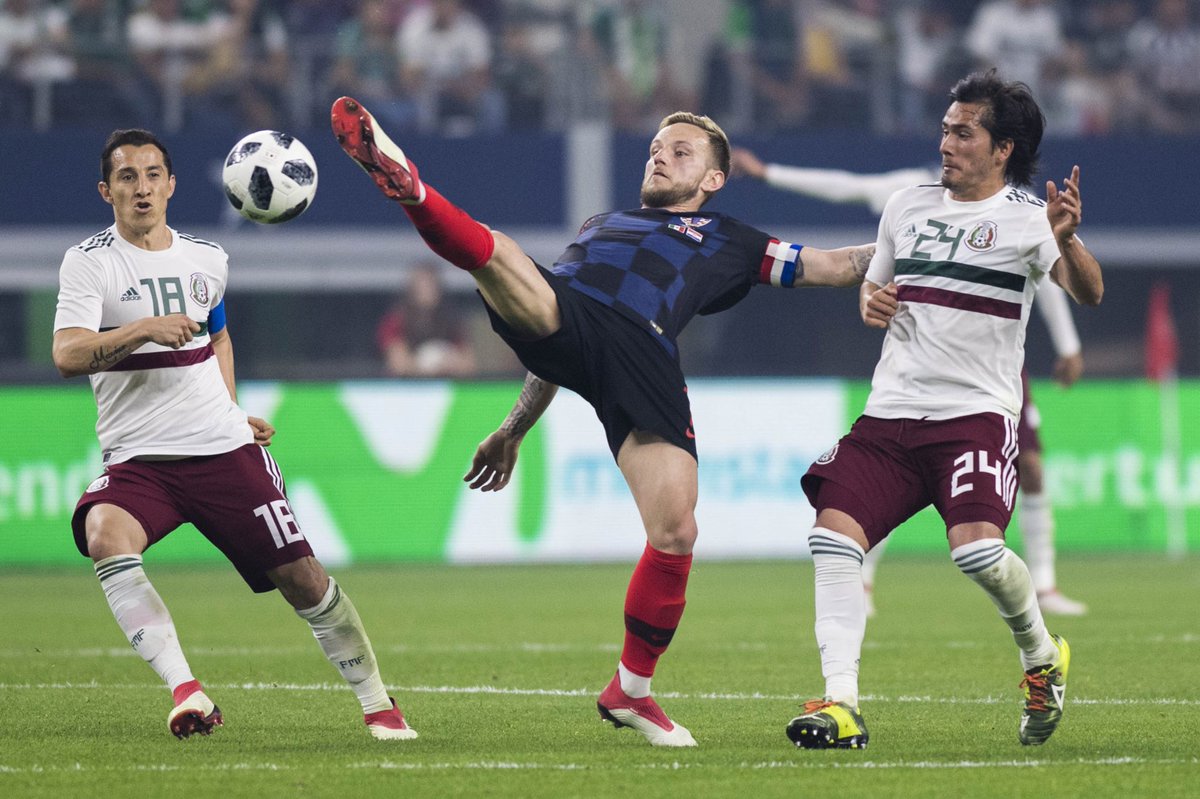 AMISTOSOS: Com gol de Rakitic, Croácia bate México em duelo preparatório para a Copa