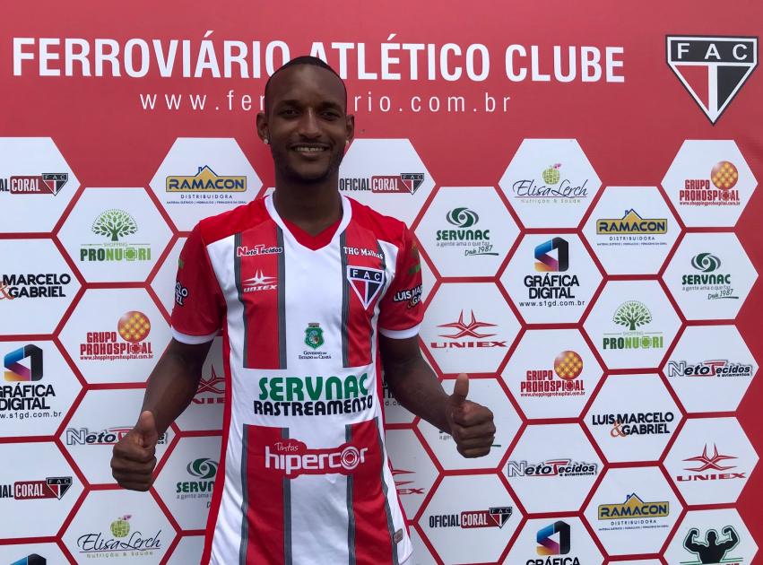 O zagueiro Luis Fernando, que disputou o Campeonato Cearense pelo Iguatu, chega para defender as cores do Ferroviário no Brasileiro da Série D (Foto: Divulgação)  