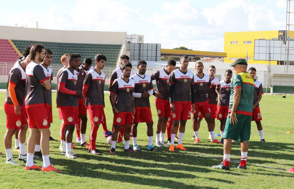 Juazeirense se prepara a disputa da Série C. (Foto: Divulgação / Juazeirense)