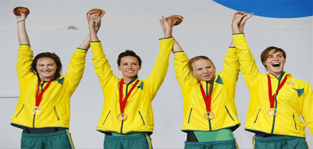 Jogos da Commonwealth: Australianas batem recorde mundial do 4x100m livre