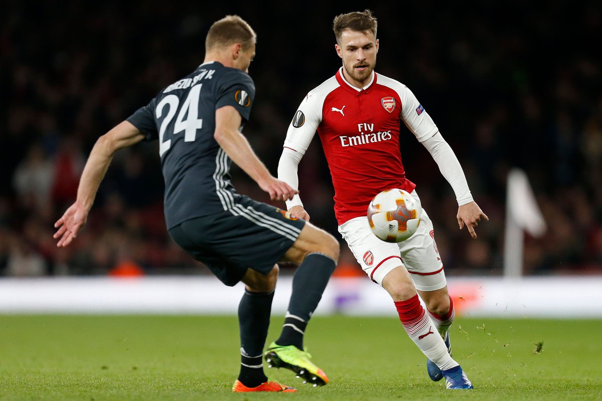 LIGA EUROPA: Ramsey marca golaço, Arsenal atropela CSKA e se aproxima da semi