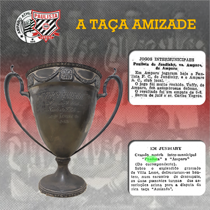 Segundona: Relembre a disputa da Taça Amizade de 1920 entre Paulista e Amparo