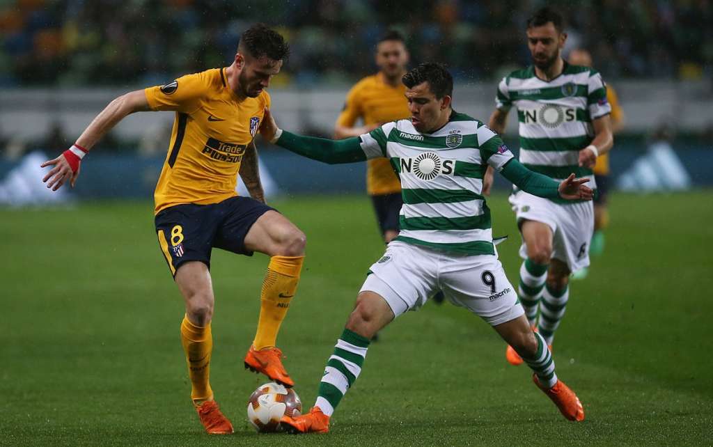 Atlético de Madrid perde para o Sporting, mas vai à semifinal