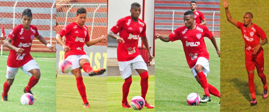 Norusca acertou as primeiras extensões de contrato, com Gabriel Esteves, Alex Cazumba, Pacheco, Lucas Hipólito e Igor Pimenta (Foto: Bruno Freitas/Noroeste)