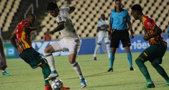 Sampaio mostrou organizado tática e aplicação e venceu com justiça o fraco Coritiba. Foto: Luciano Almeida/Sampaio